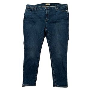 Madewell Blue 10" High Rise Skinnies Jeans 37P